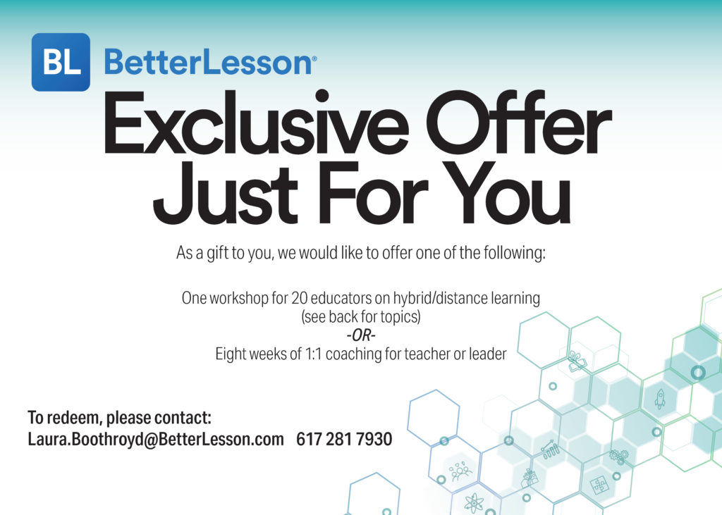 Better Lesson 5x7 Gift Card